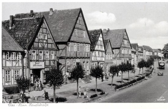 Hauptstraße Elze 1952
